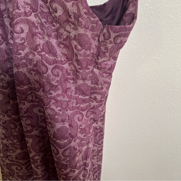 Jack. Sleeveless Dress Purple Sparkle Floral 4 - Picture 6 of 11